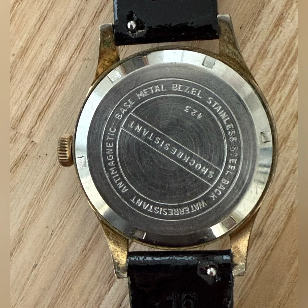 Bercona Sport by Belair Rare Vintage Mechanical Watch White Dial New Strap Works
